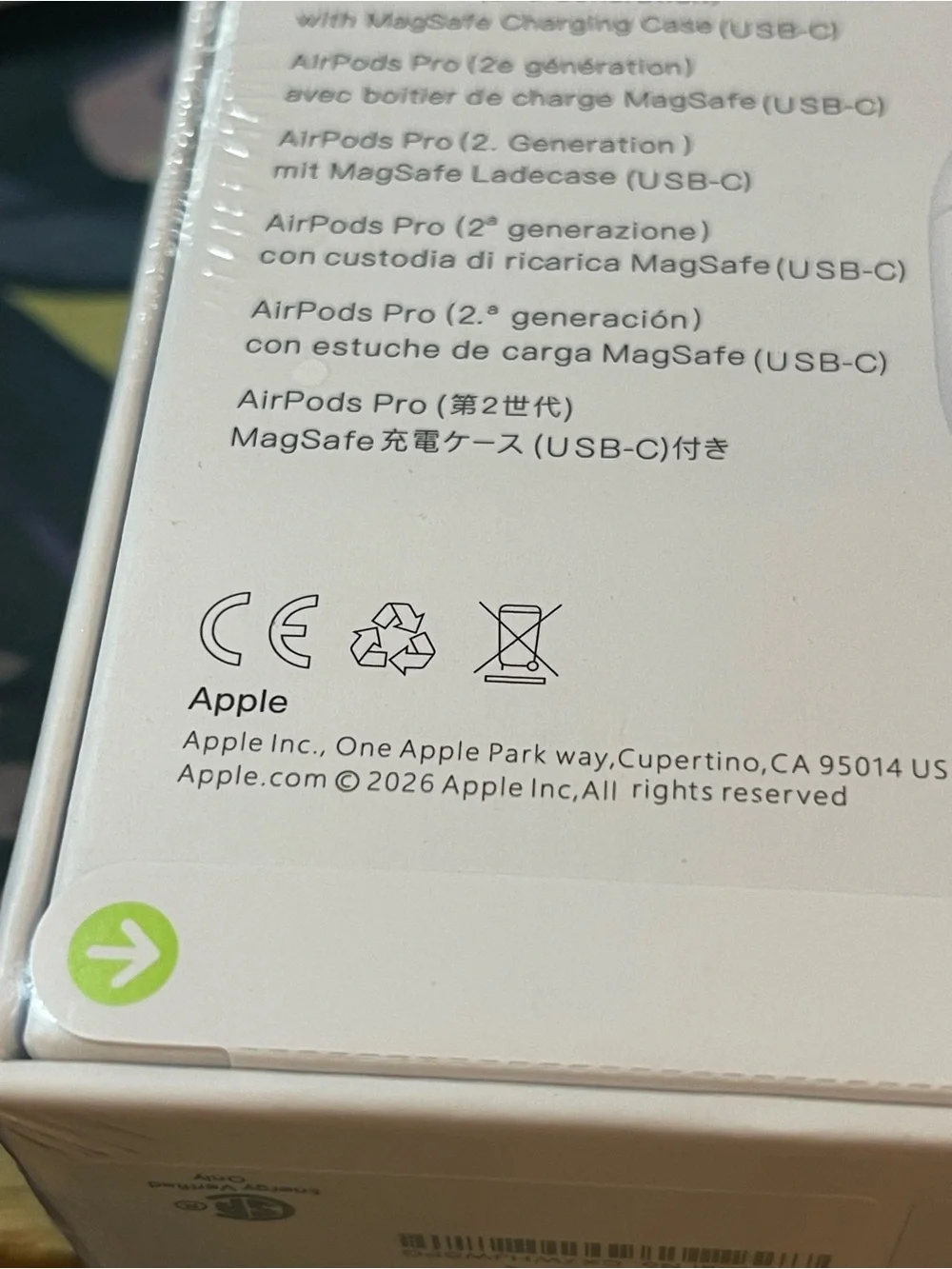 Apple wireless earbuds